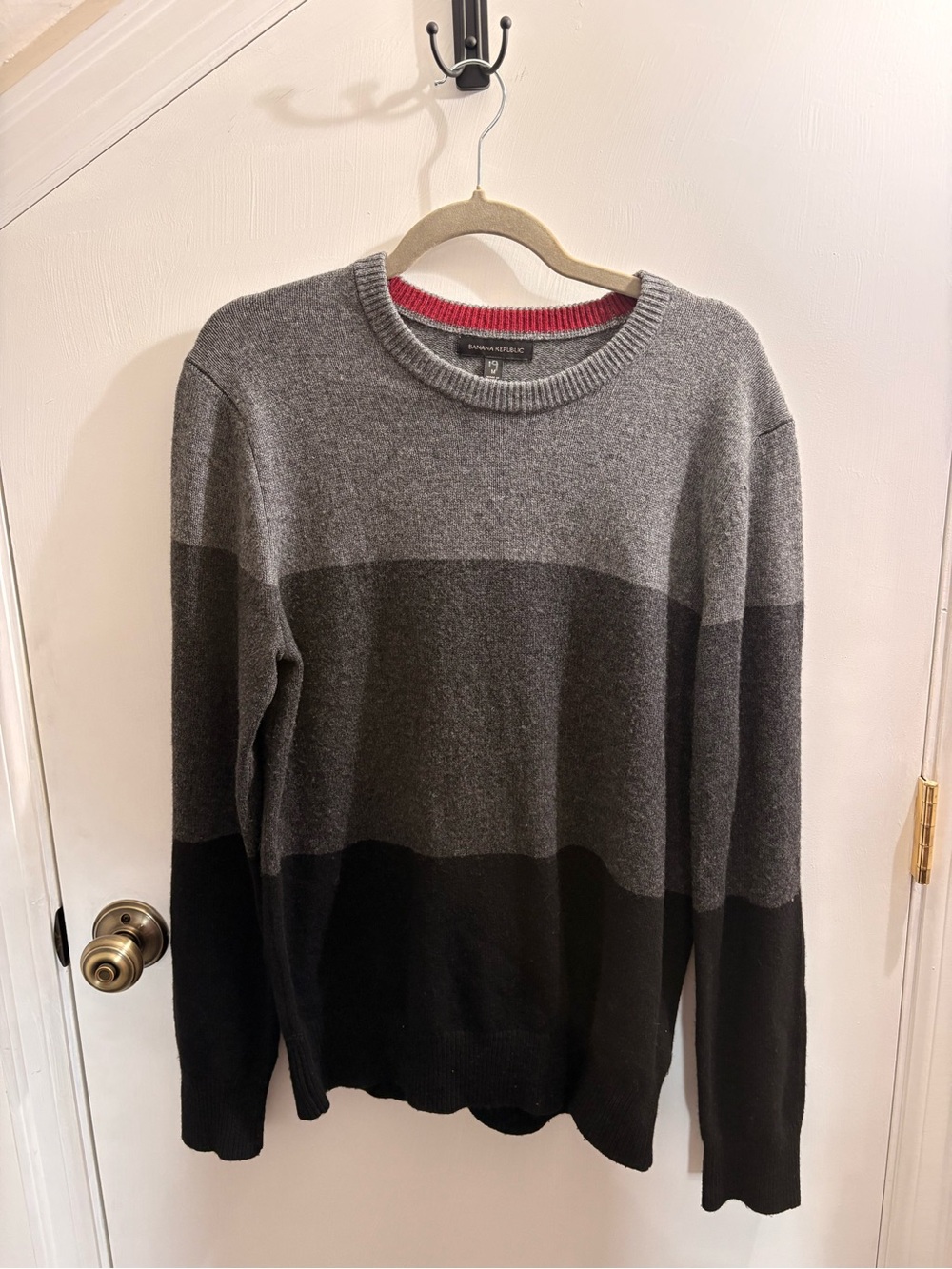 Merino Wool Blend Crewneck Sweater - Banana Republic